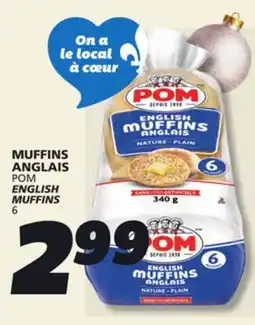 IGA POM ENGLISH MUFFINS offer