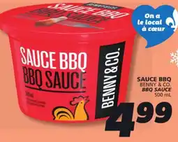 IGA BENNY & CO. BBQ SAUCE offer