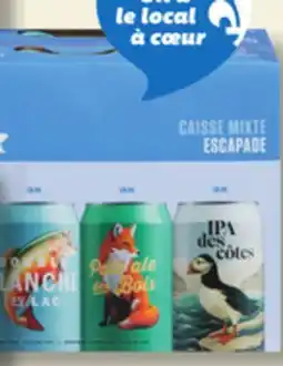 IGA BORÉALE CAISSE ESCAPADE BEER offer