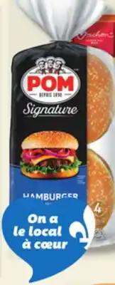 IGA POM HAMBURGER BUNS offer