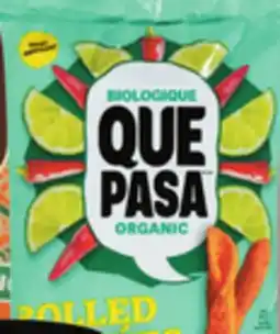 IGA QUE PASA ORGANIC CHIPS, TACO SHELLS OR SALSA offer