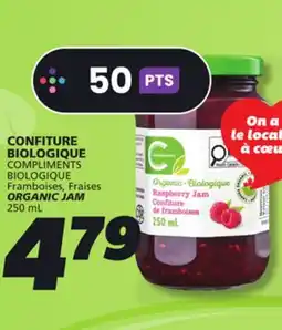 IGA COMPLIMENTS BIOLOGIQUE ORGANIC JAM offer