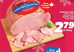 IGA MAPLE LEAF SMOKED HAM offer