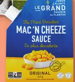 IGA LE GRAND MAC'N CHEEZE SAUCE offer
