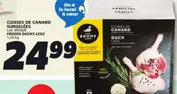 IGA LAC BROME FROZEN DUCKS LEGS offer
