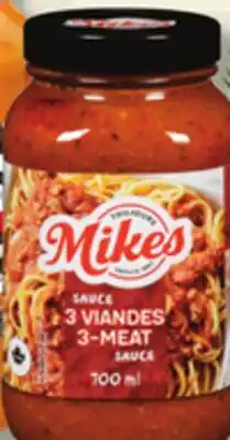 IGA MIKES PASTA SAUCE offer