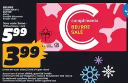 IGA COMPLIMENTS BUTTER offer