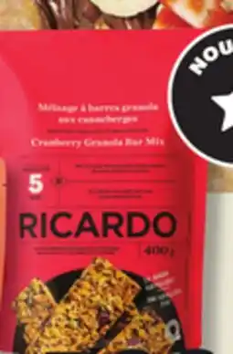 IGA RICARDO GRANOLA BAR, THIN PANCAKE, WAFFLE, PANCAKE offer