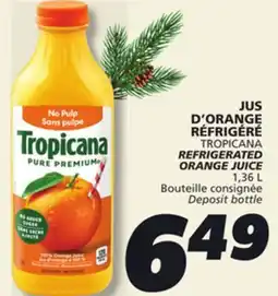 IGA TROPICANA REFRIGERATED ORANGE JUICE offer