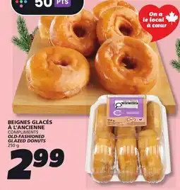 IGA COMPLIMENTS OLD-FASHIONED GLAZED DONUTS offer