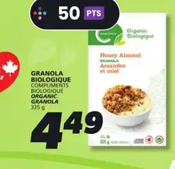 IGA COMPLIMENTS ORGANIC GRANOLA offer