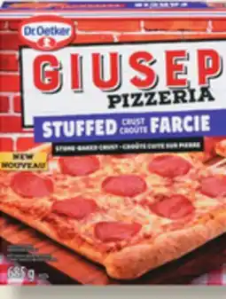 IGA DR.OETKER GIUSEPPE CROÛTE FARCIE FROZEN PIZZA offer