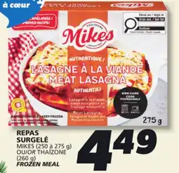 IGA MIKES FROZEN MEAL offer