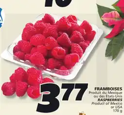 IGA RASPBERRIES offer