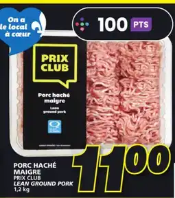 IGA PRIX CLUB LEAN GROUND PORK offer