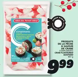 IGA COMPLIMENTS CRAB-FLAVOURED SEAFOOD offer