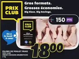 IGA PRIX CLUB FRESH CHICKEN DRUMSTICKS offer
