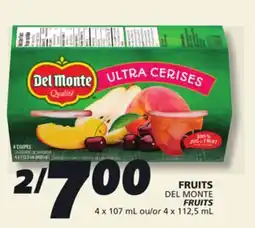 IGA DEL MONTE FRUITS offer