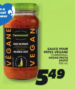 IGA COMMENSAL VEGAN PASTA SAUCE offer