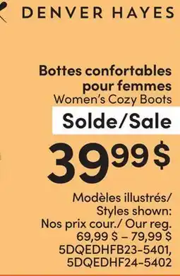 L'équipeur Denver Hayes Women's Cozy Boots offer