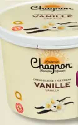 IGA LAITERIE CHAGNON ICE CREAM, SORBET, FROZEN YOGURT OR TREATS offer