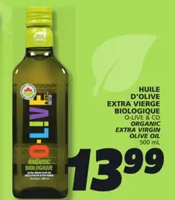 IGA O-LIVE & CO ORGANIC EXTRA VIRGIN OLIVE OIL offer
