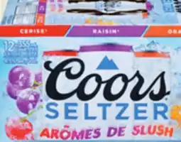 IGA COORS SELTZER ALCOHOLIC MALT BEVERAGE offer