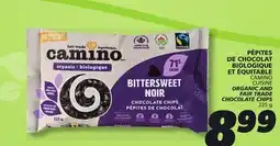 IGA CAMINO CUISINE ORGANIC AND FAIR TRADE CHOCOLATE CHIPS offer