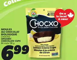 IGA CHOCXO ORGANIC CHOCOLATE CUPS offer