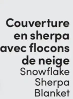 L'équipeur WindRiver Snowflake Sherpa Blanket offer