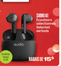 Jean Coutu SUDIO A1 Selected earbuds offer