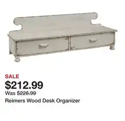 Wayfair Reimers Wood Desk Organizer offer