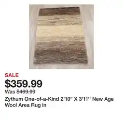Wayfair Zythum One-of-a-Kind 2'10 X 3'11'' New Age Wool Area Rug in offer