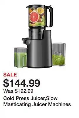 Wayfair Cold Press Juicer,Slow Masticating Juicer Machines offer