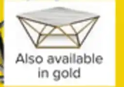 Leon's Lynn 39 Coffee Table - Marble and Gold offer