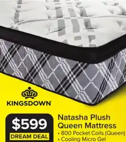 Leon's Natasha Plush Queen Mattress offer