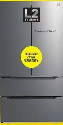 Leon's L2 36 22.48 Cu. Ft. Stainless Steel Counter-Depth French Door Refrigerator - LRQ23B4AST offer