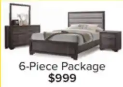 Leon's Sophie 6-Piece Queen Storage Bedroom Package - Weathered Grey offer