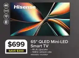 Leon's Hisense 65 4K Smart Mini-LED QLED TV - 65U68QF offer