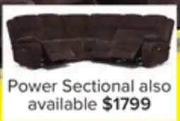 Leon's Maxwell Power Sectional offer