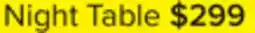 Leon's San Mateo Night Table - Tuscan offer