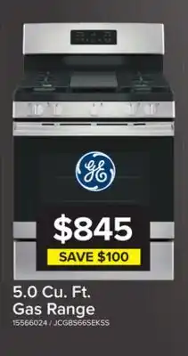 Leon's 5.0 Cu. Ft. Gas Range offer
