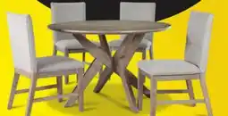 Leon's Sassari 5-Piece Dining Set - Taupe, Beige offer