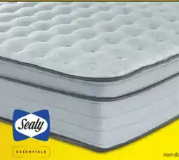 Leon's Sealy Essentials Remy II Firm Eurotop Queen Mattress offer