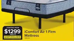 Leon's Serta iComfort AIR 1 Firm 11.5 offer