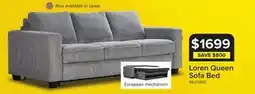 Leon's Loren Queen Sofa Bed offer