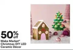 Michaels Make Market Christmas DIY LED Ceramic Decor offer