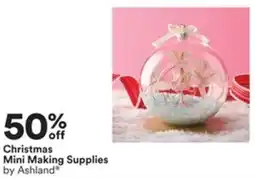 Michaels Christmas Mini Making Supplies offer