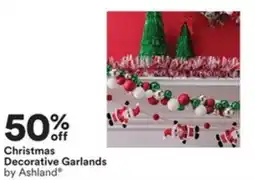 Michaels Christmas Decorative Garlands offer