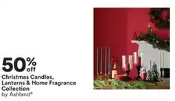 Michaels Christmas Candles, Lanterns & Home Fragrance Collection offer